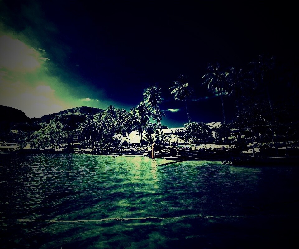 Призрачный пляж обои