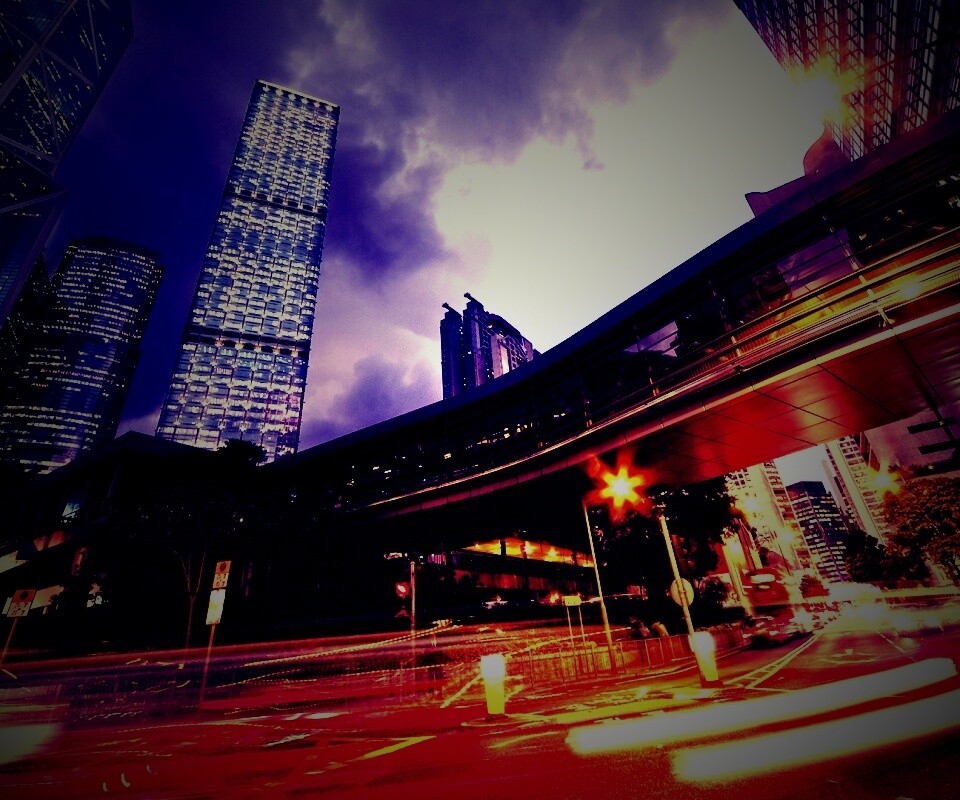 Городской ритм жизни обои