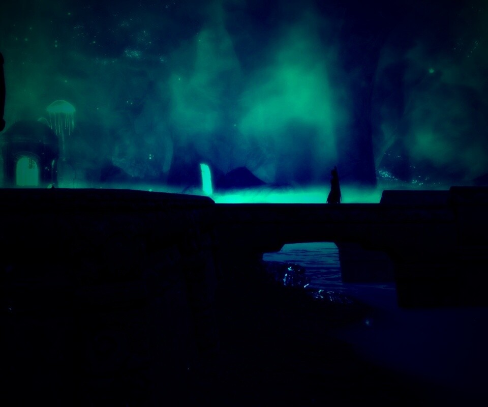 Светящийся путь обои