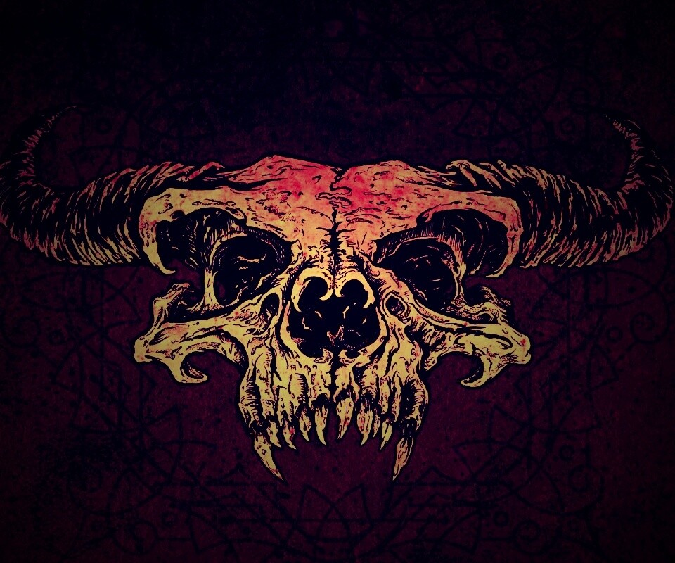 Череп дьявола обои