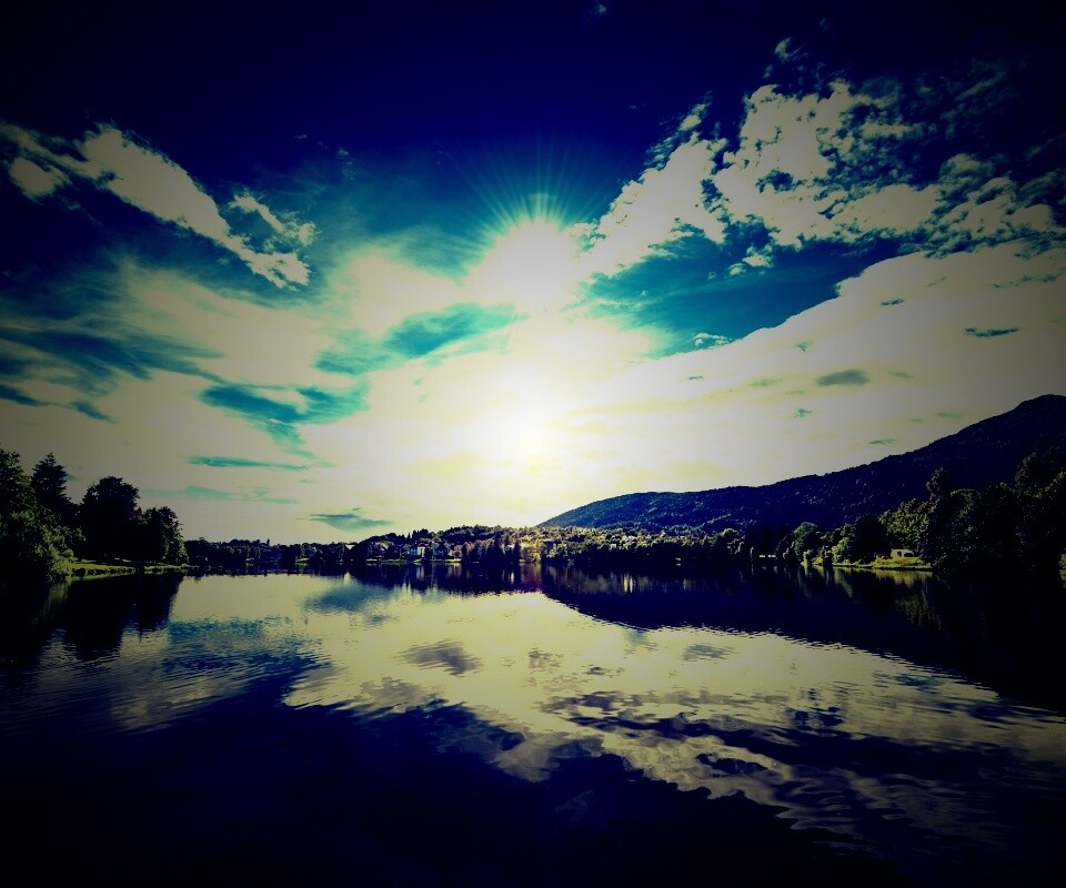 Норвежская река обои