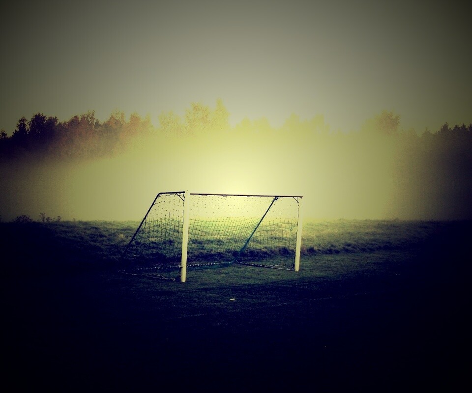 Футбольные ворота обои