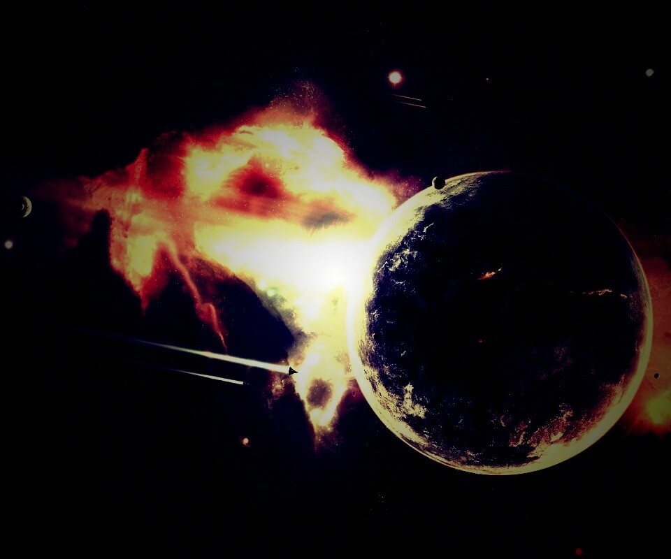 Живописный космос обои