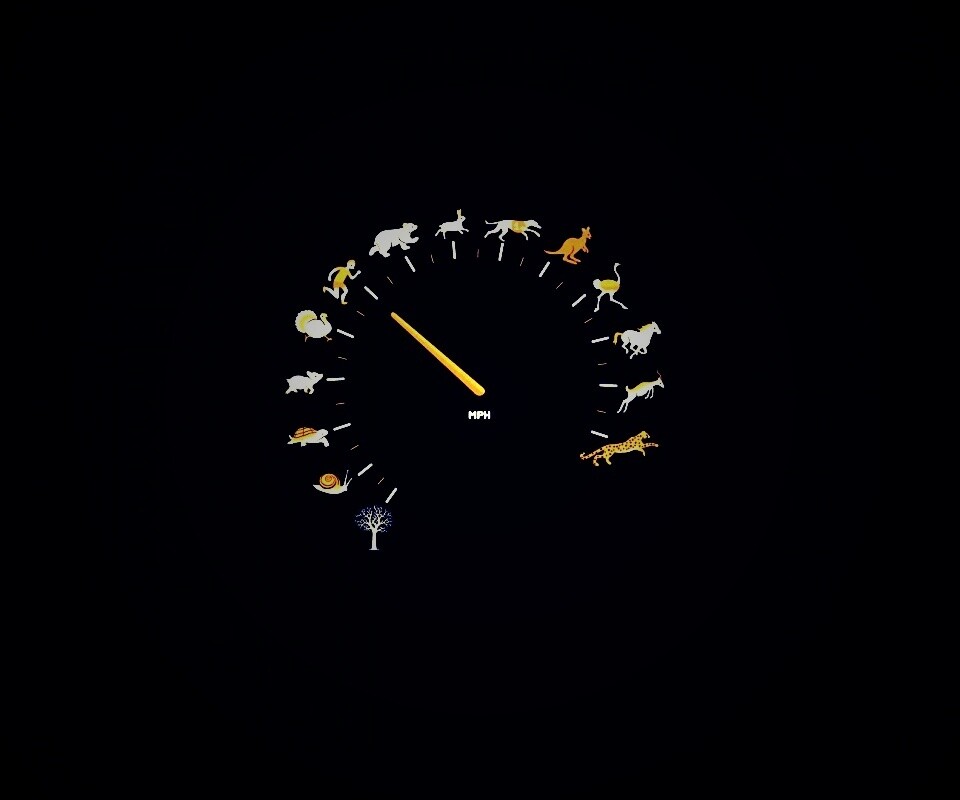 Стилизованный спидометр обои