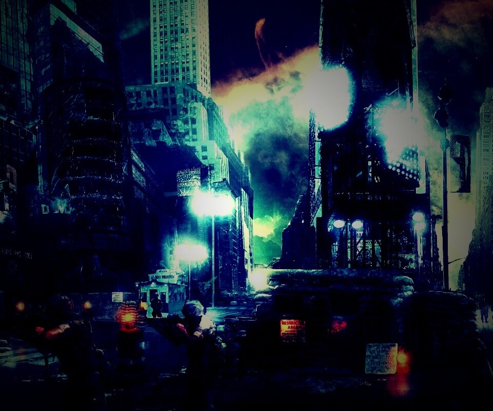 Укрепления на Таймс-сквер обои