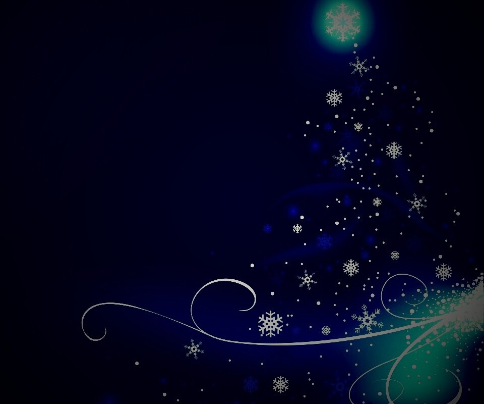 Волшебная елка обои