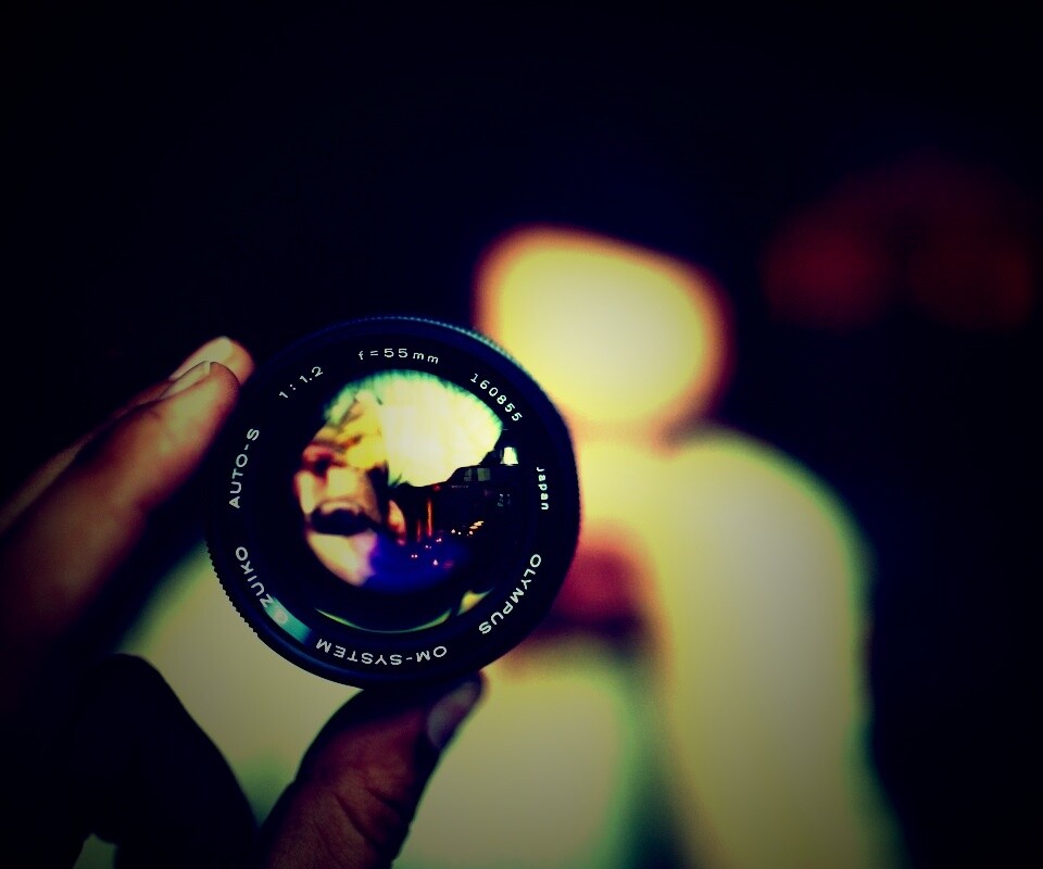 Объектив Olympus обои