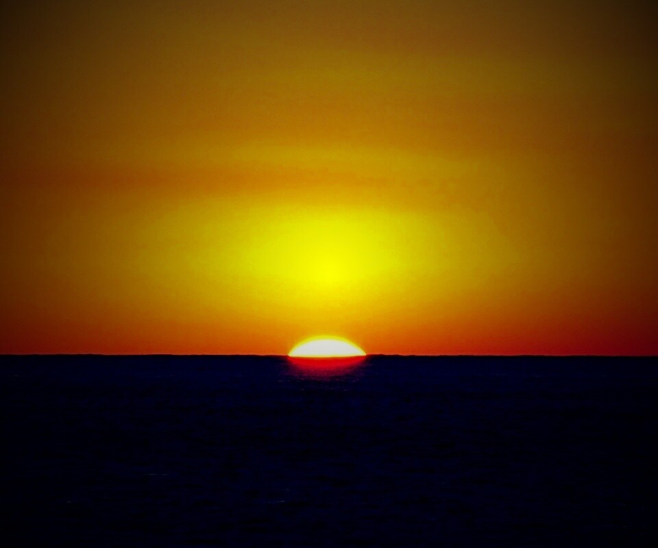 Идеальный закат обои