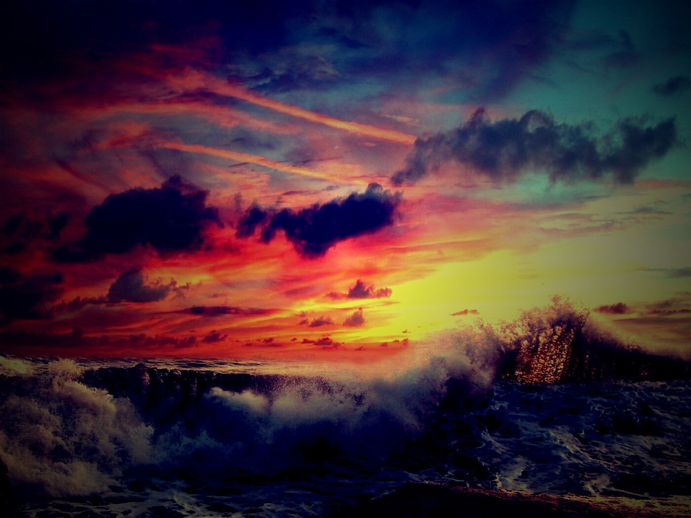 Бушующее море обои