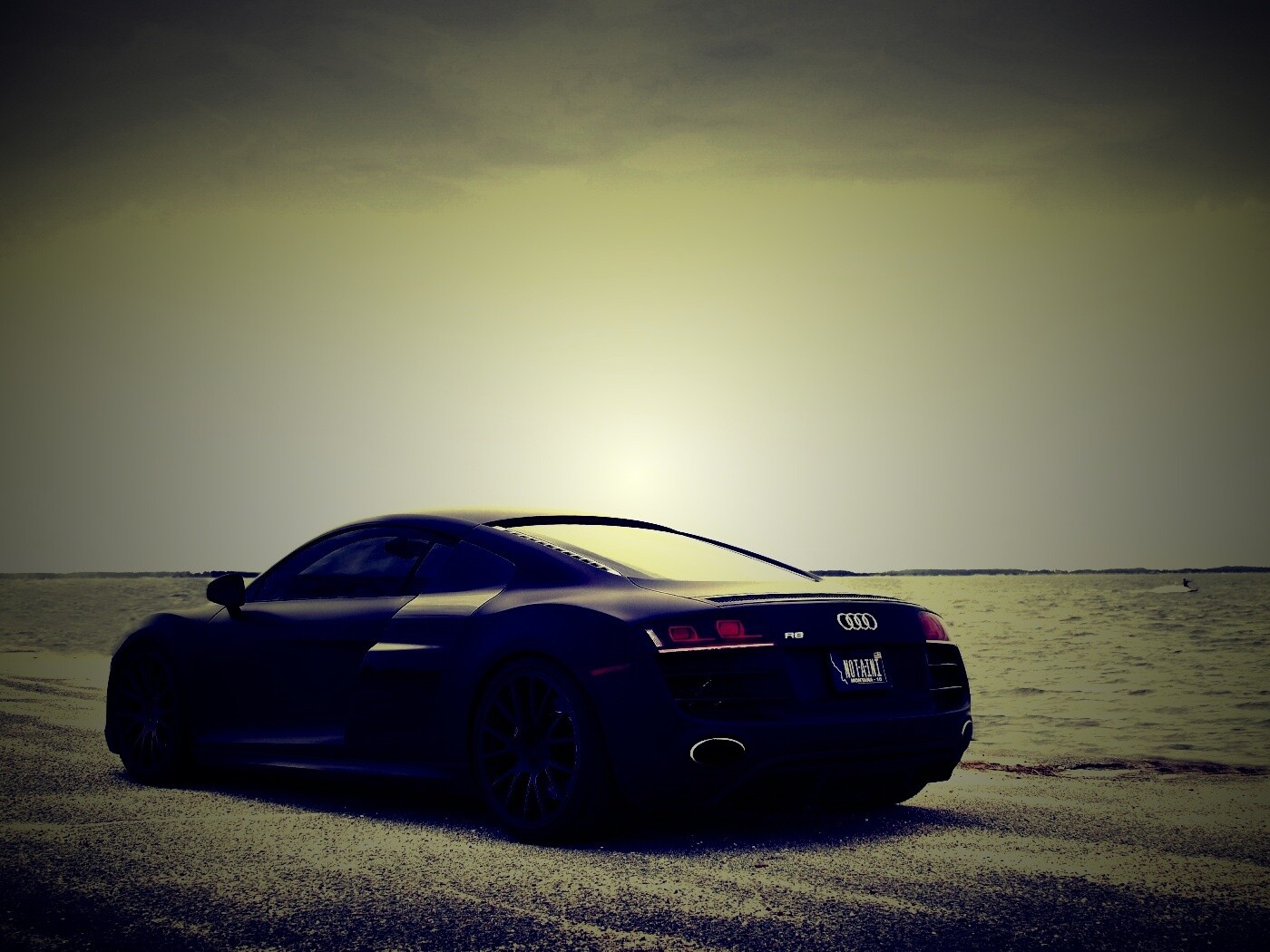 Черный ауди ТТ обои