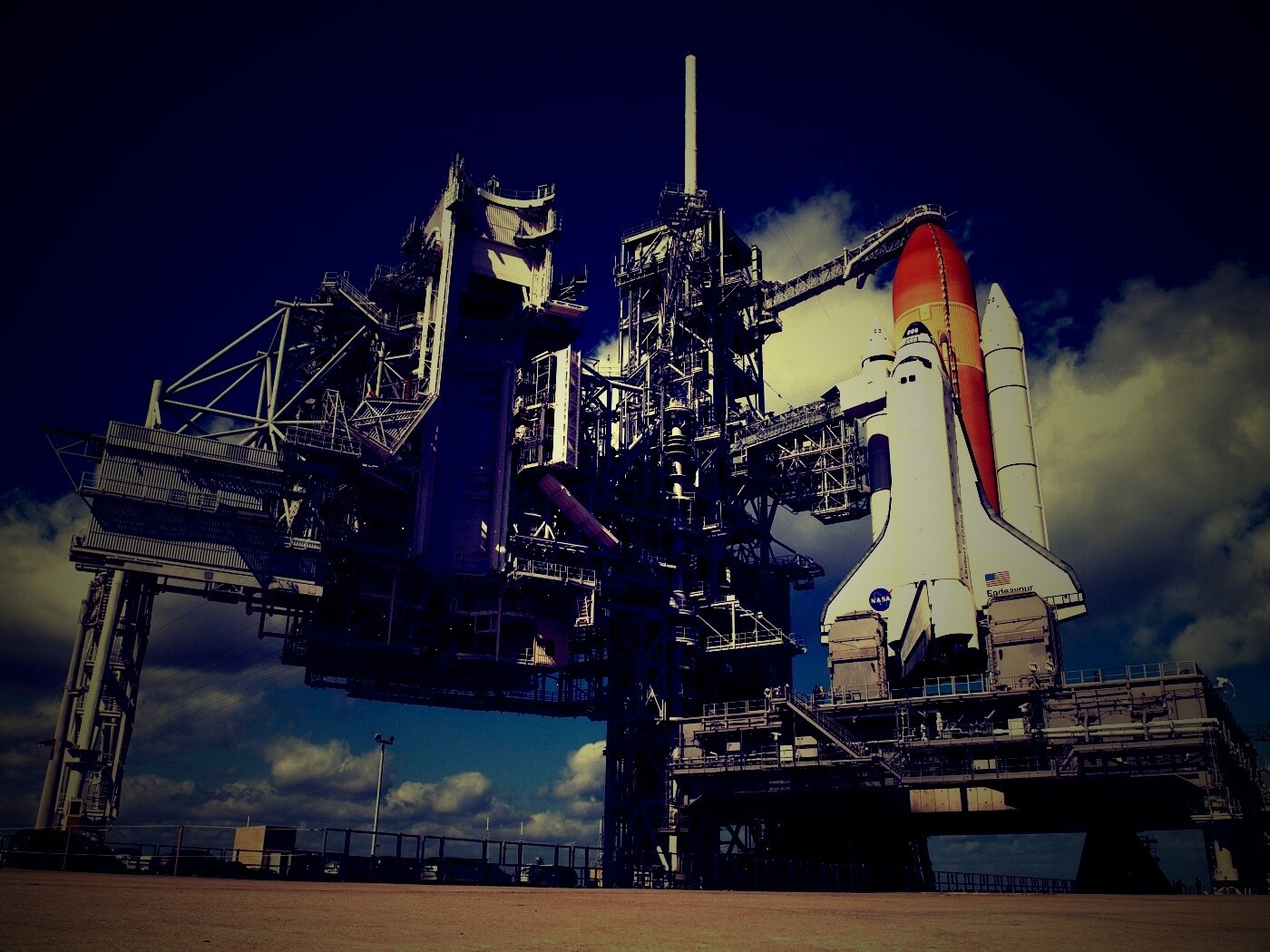 Шаттл на старте обои