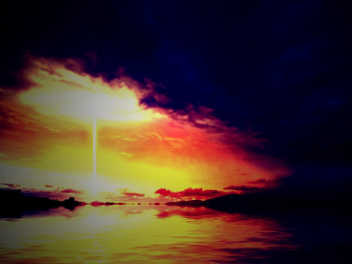 Луч с неба обои