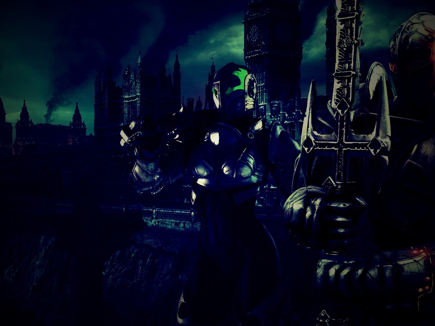 Постапокалиптический Лондон из игры обои