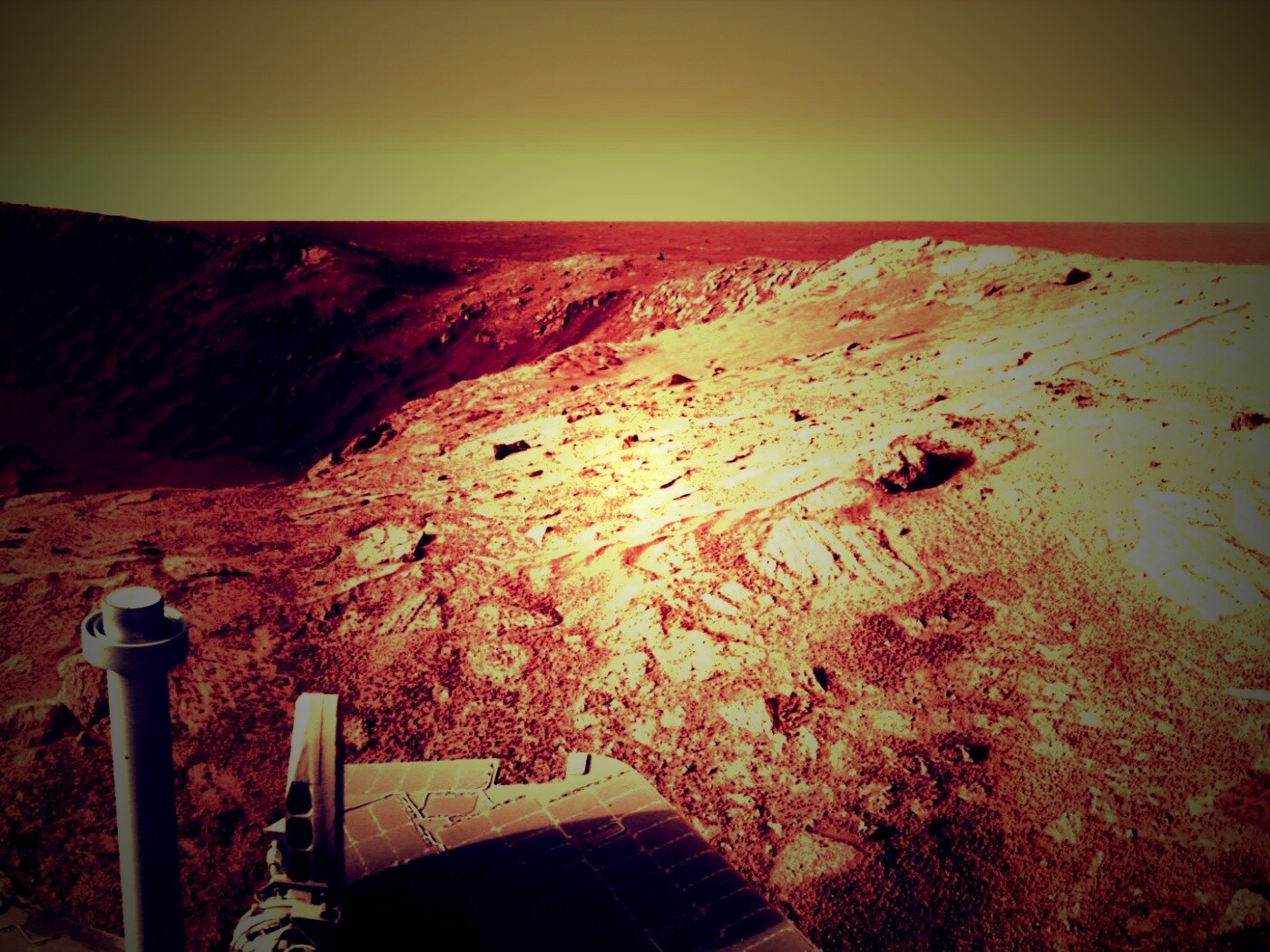 Снимок с марсохода обои