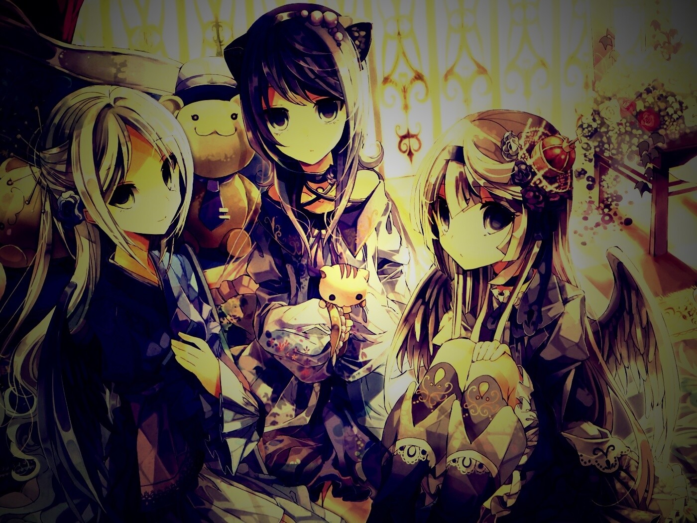 Три лоли обои