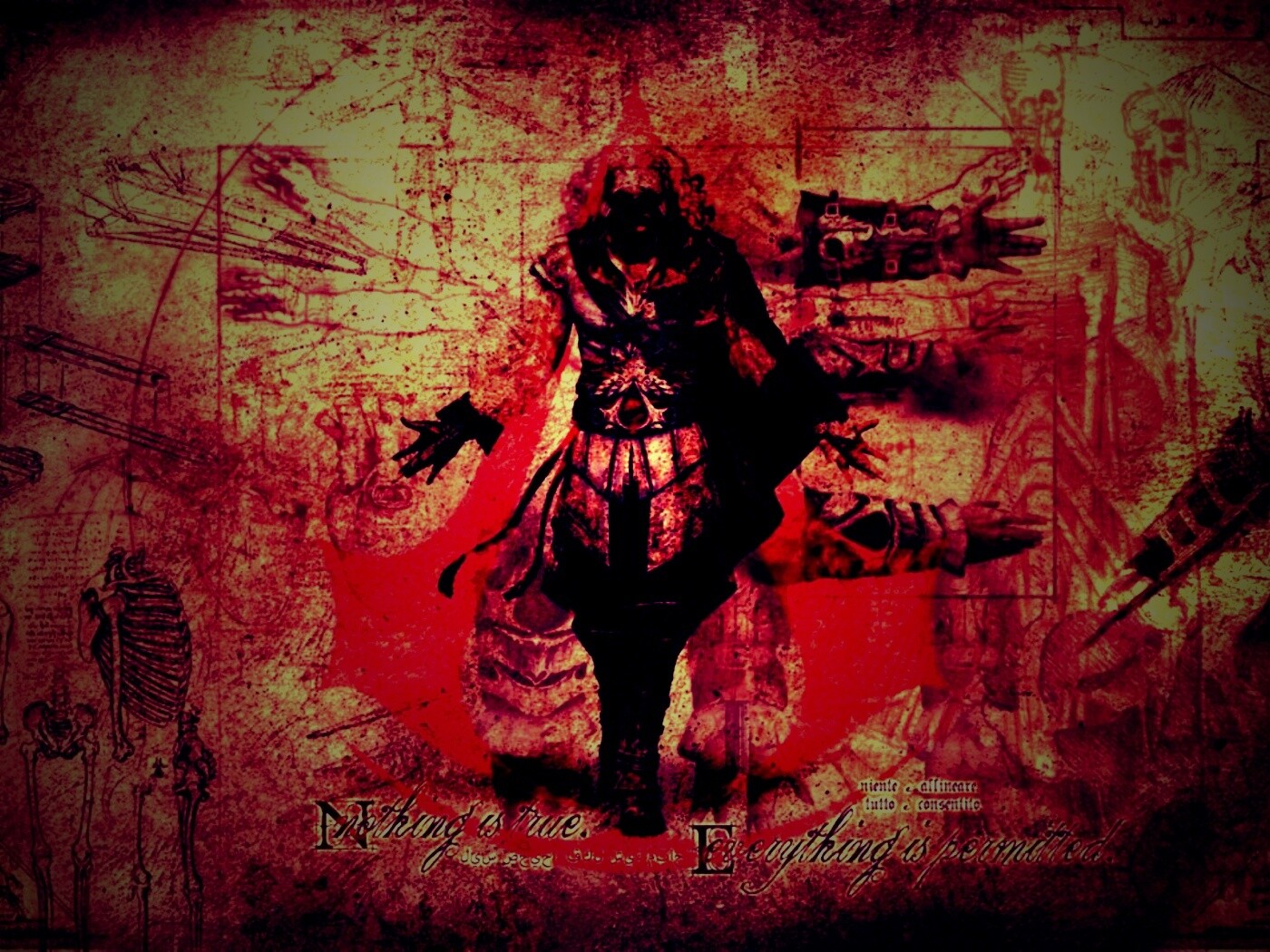 Гравюра Assasins Creed обои