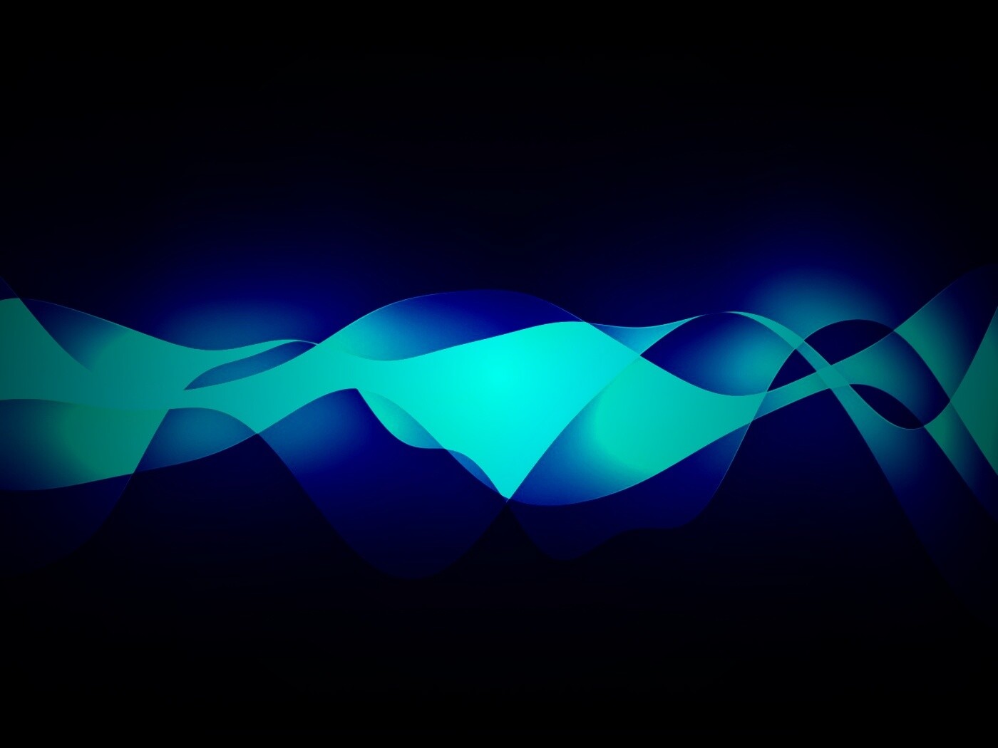 Синии волны обои