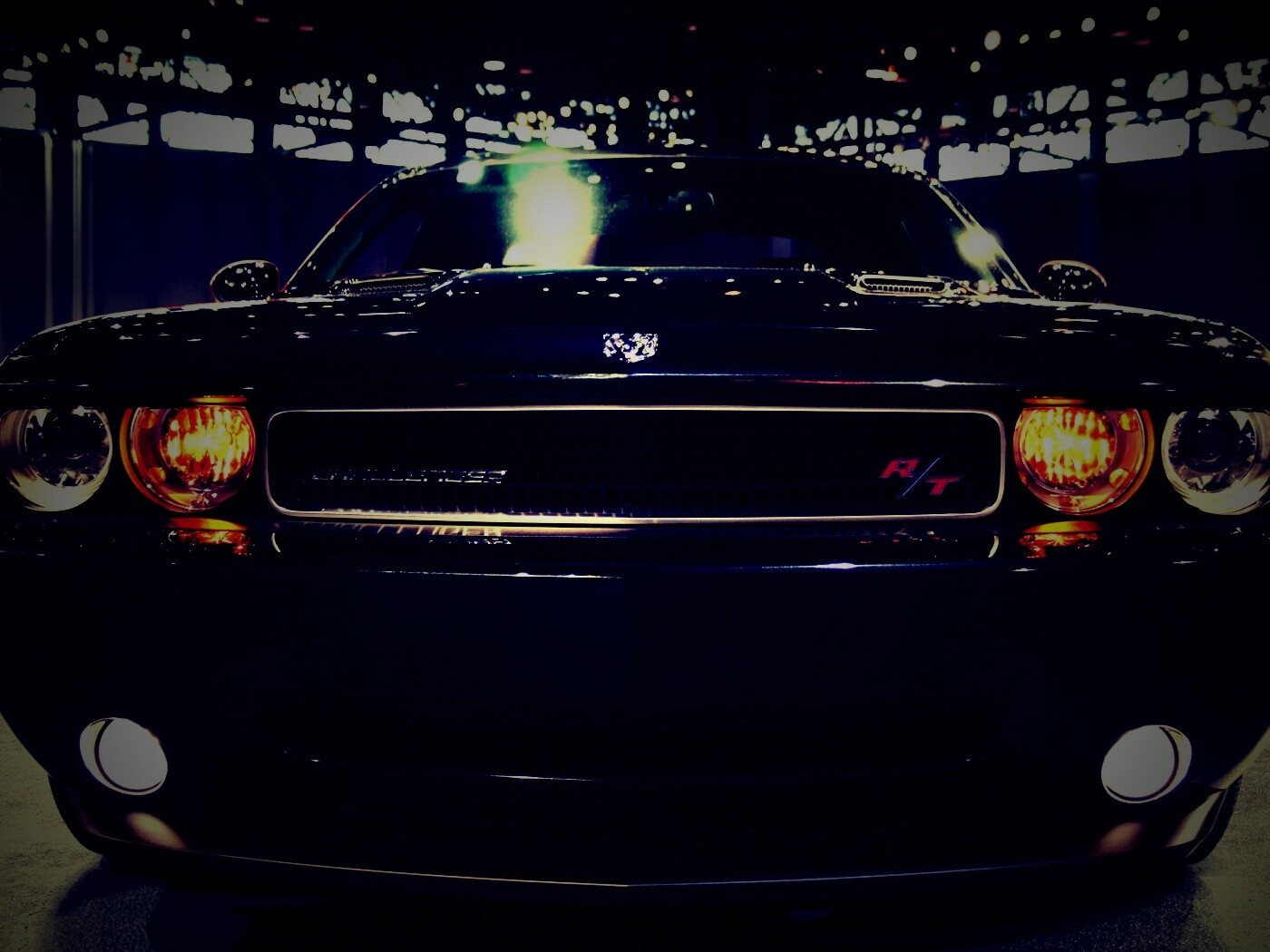 Фары Dodge Challender обои