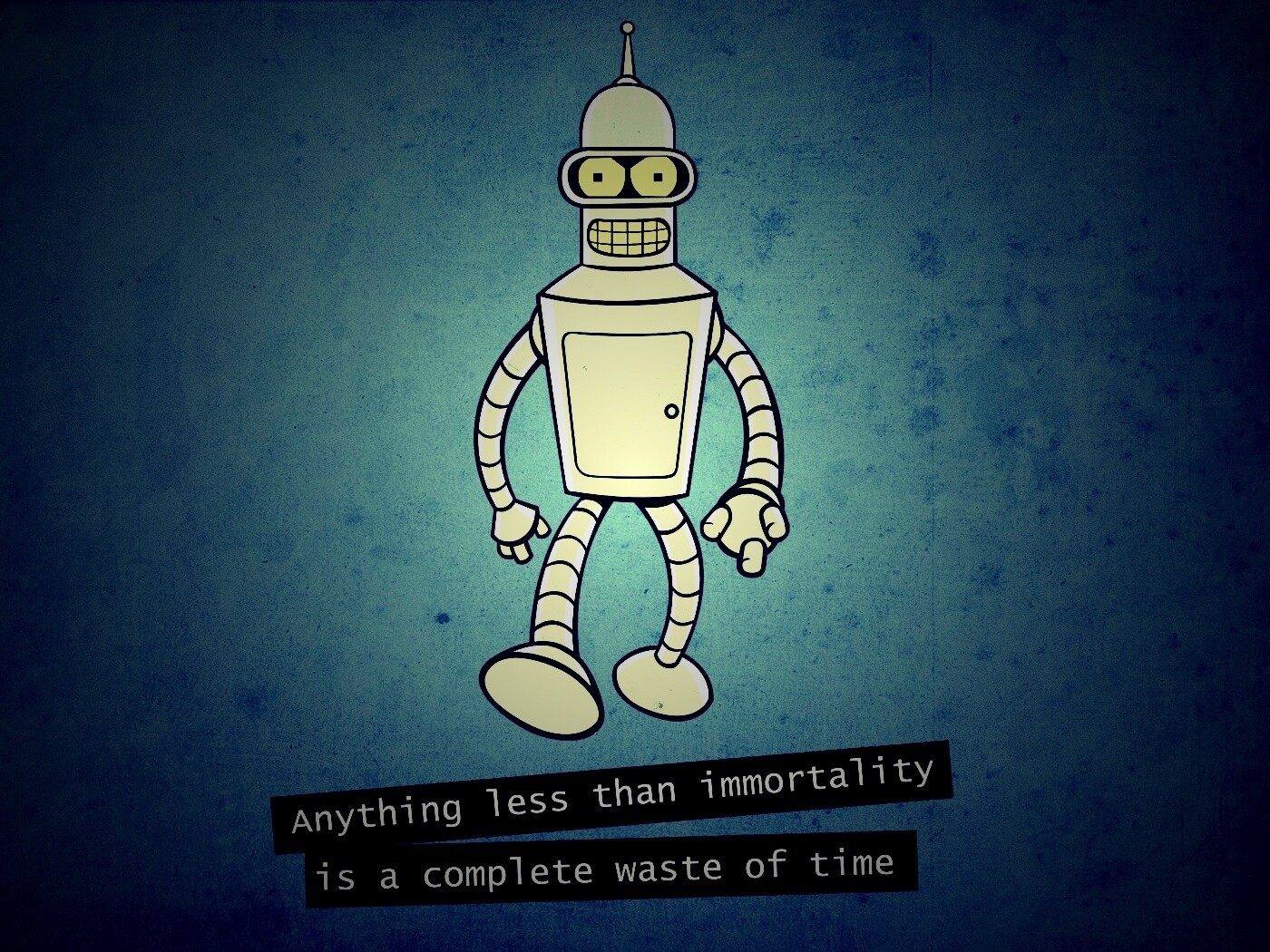 Бендер о смысле жизни обои