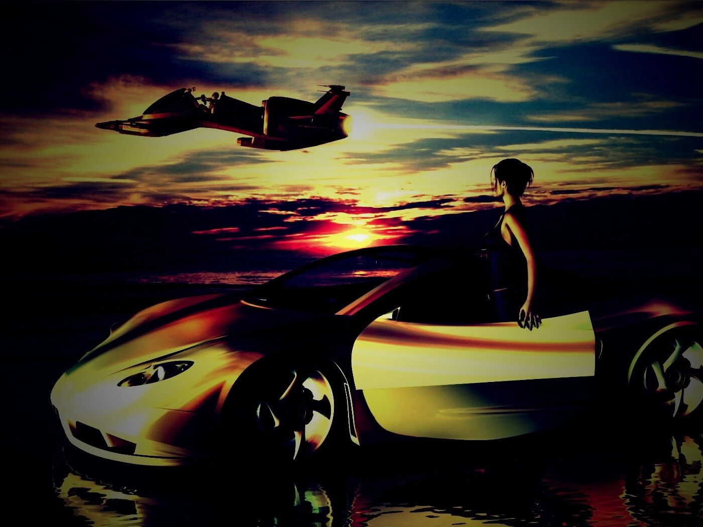 Транспорт будущего обои