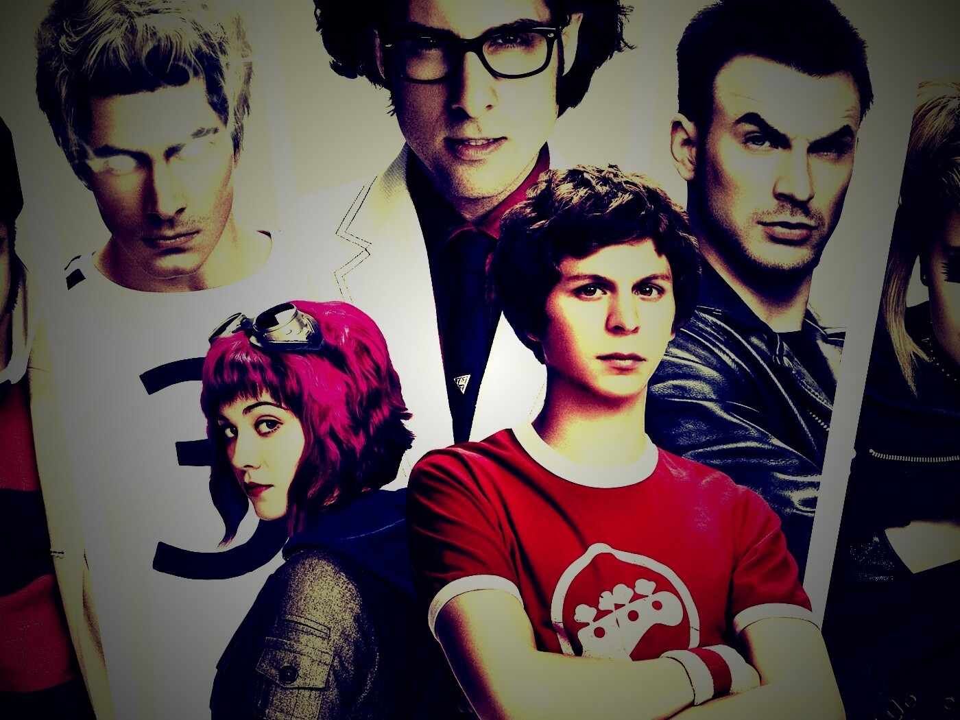 Герои фильма Скотт пилигрим против всех обои