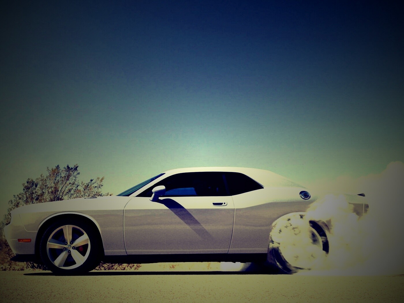 Стартующий Форд Мустанг обои