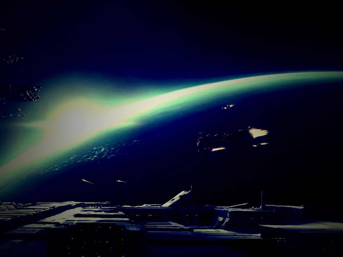 Космическая баталия обои