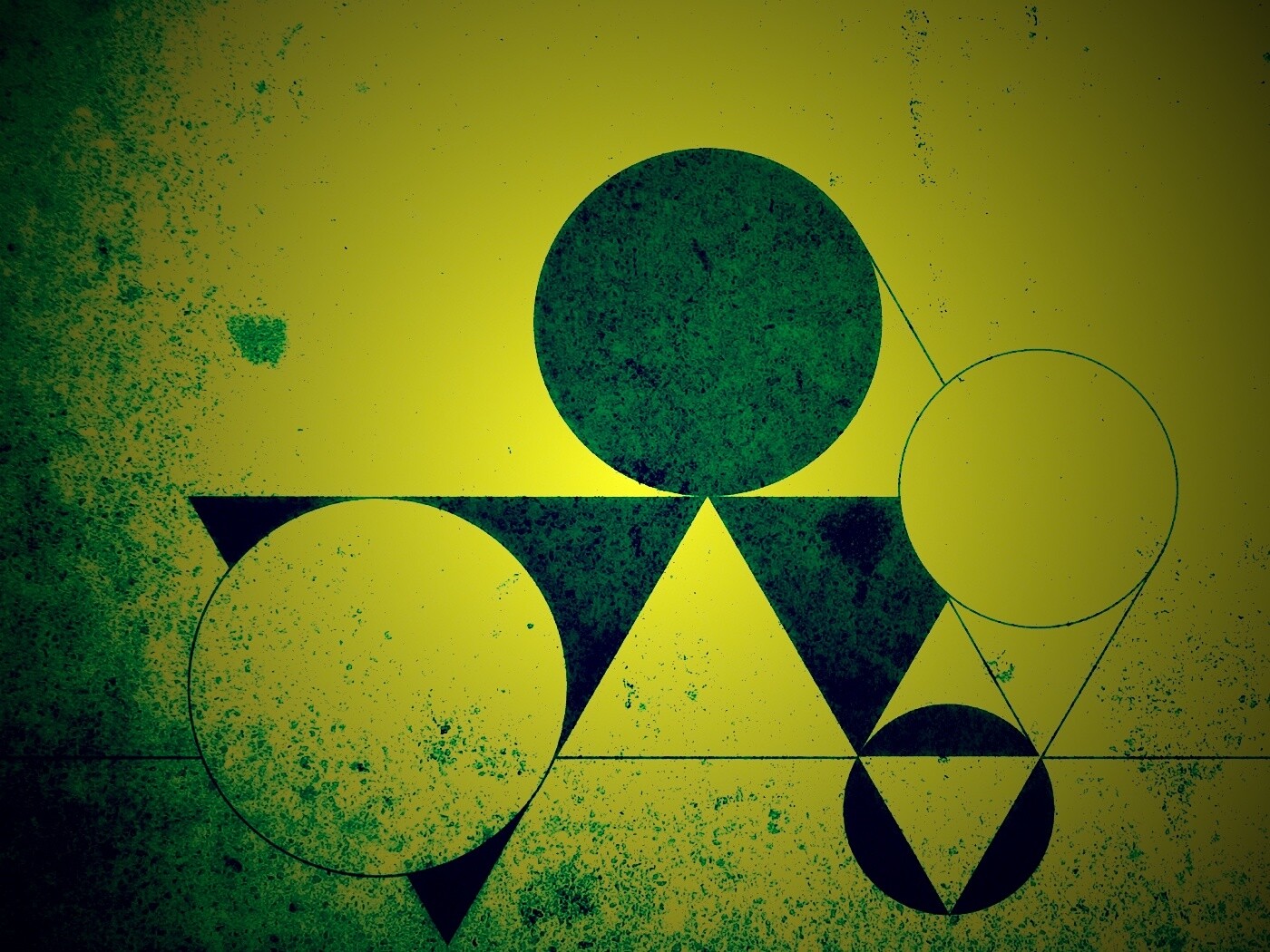 Структура из геометрических фигур обои