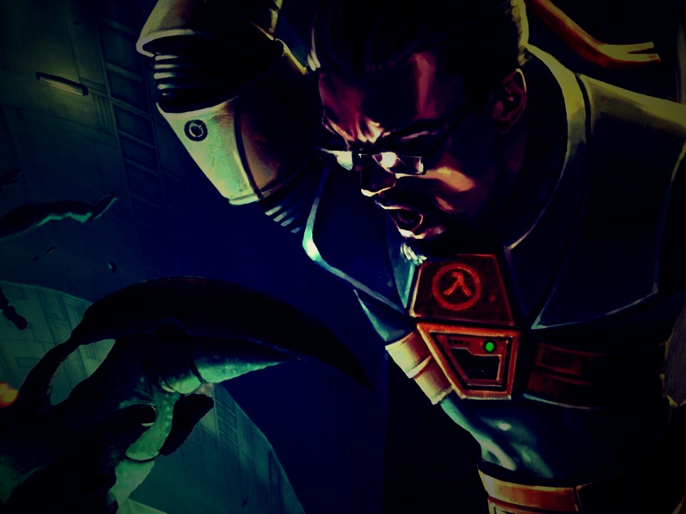 Рисованный Гордон Фримен обои