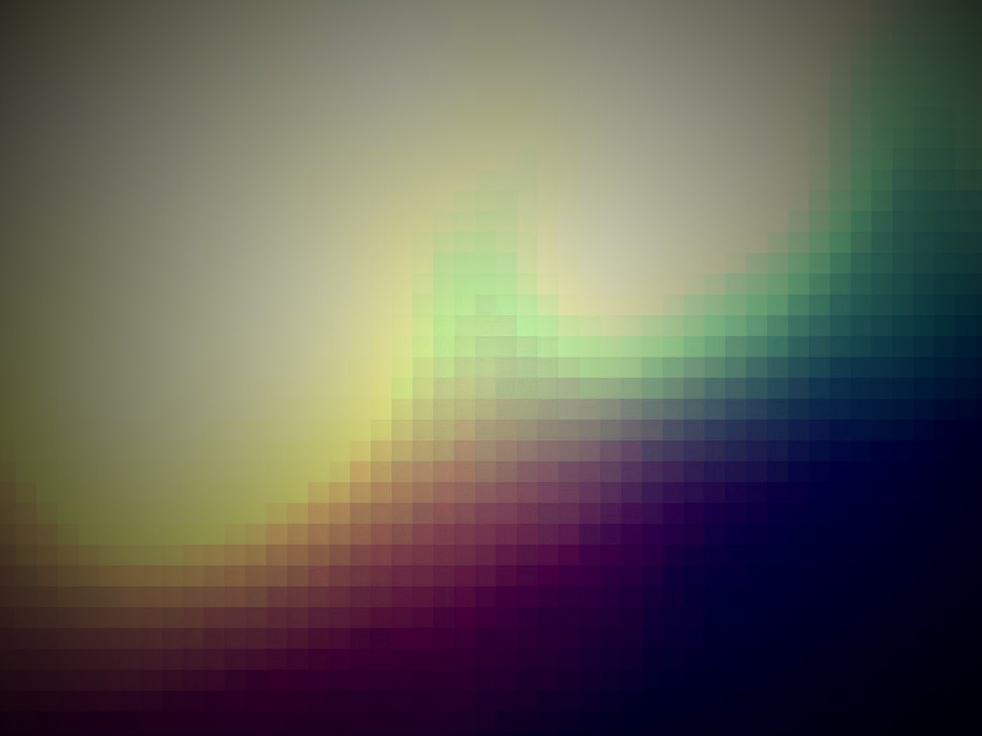 Сквозь мтуное сегментное стекло обои