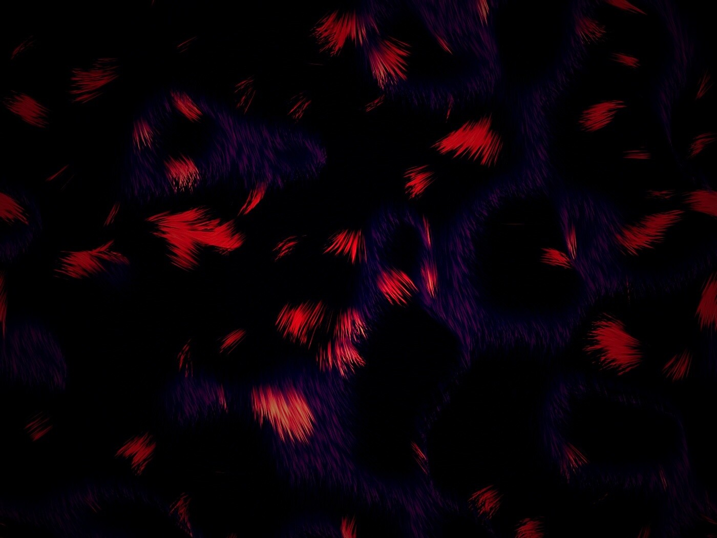 Льющийся волнами мех обои