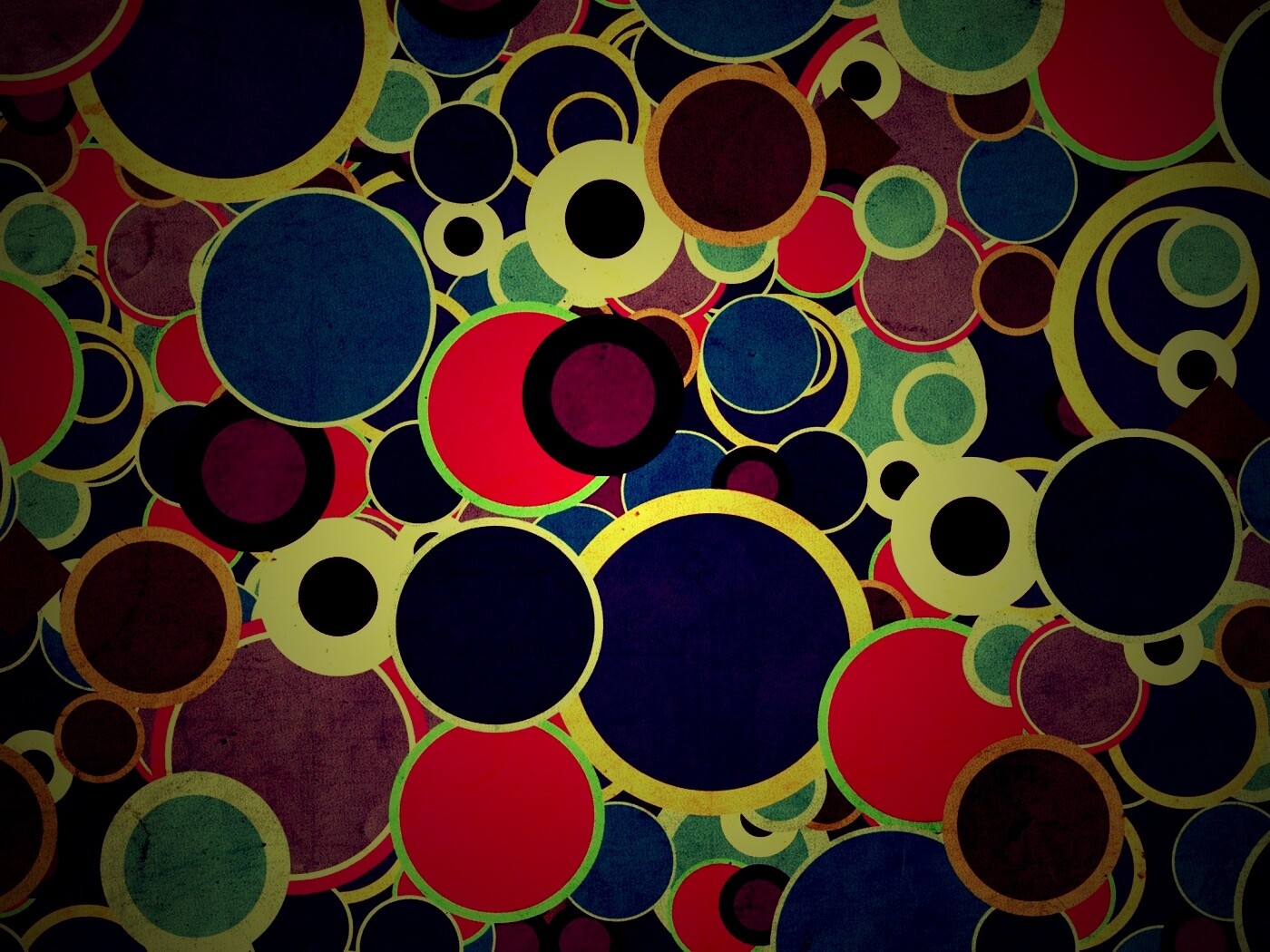 Цветные круги обои