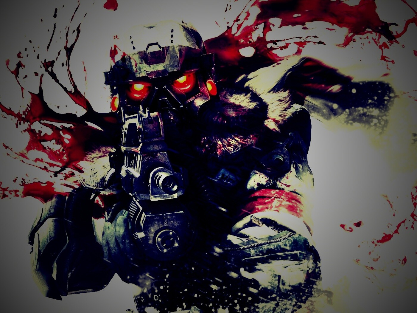 Боец в зимней форме обои