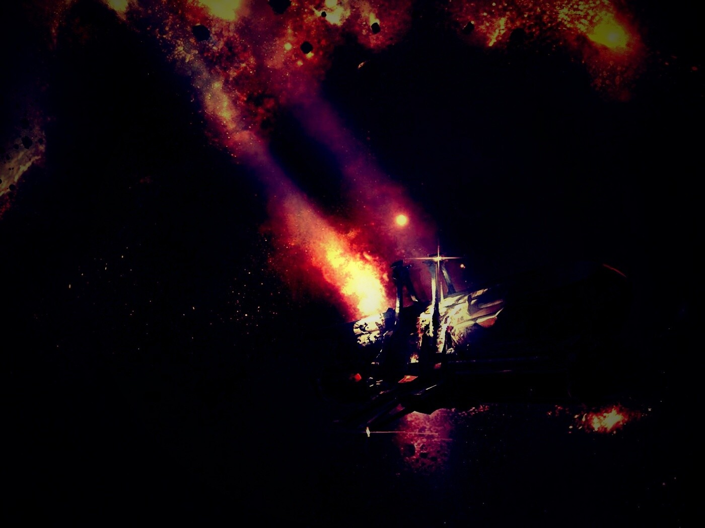 В космических глубинах обои