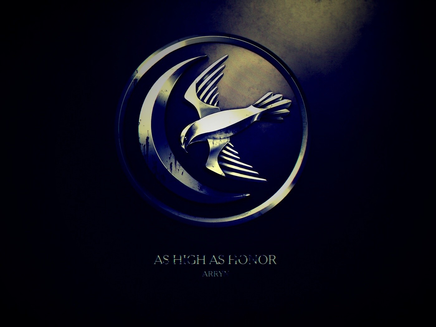 Металлический герб дома Аррен обои