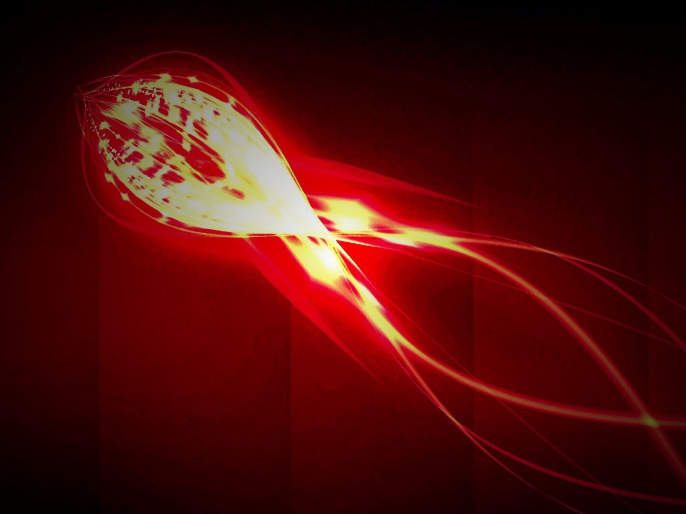 Сгусток красных линий обои