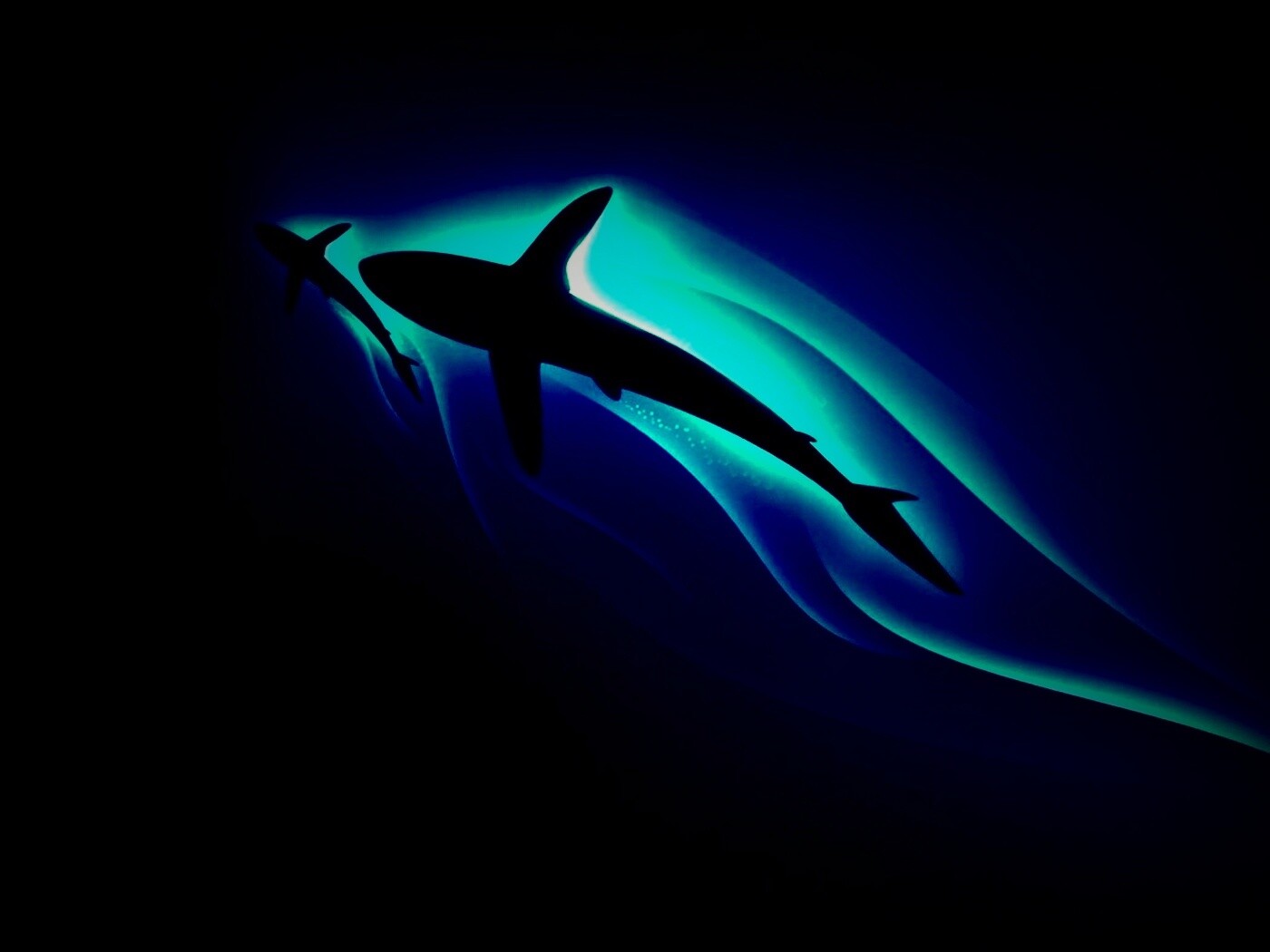 Рыбы в глубине обои