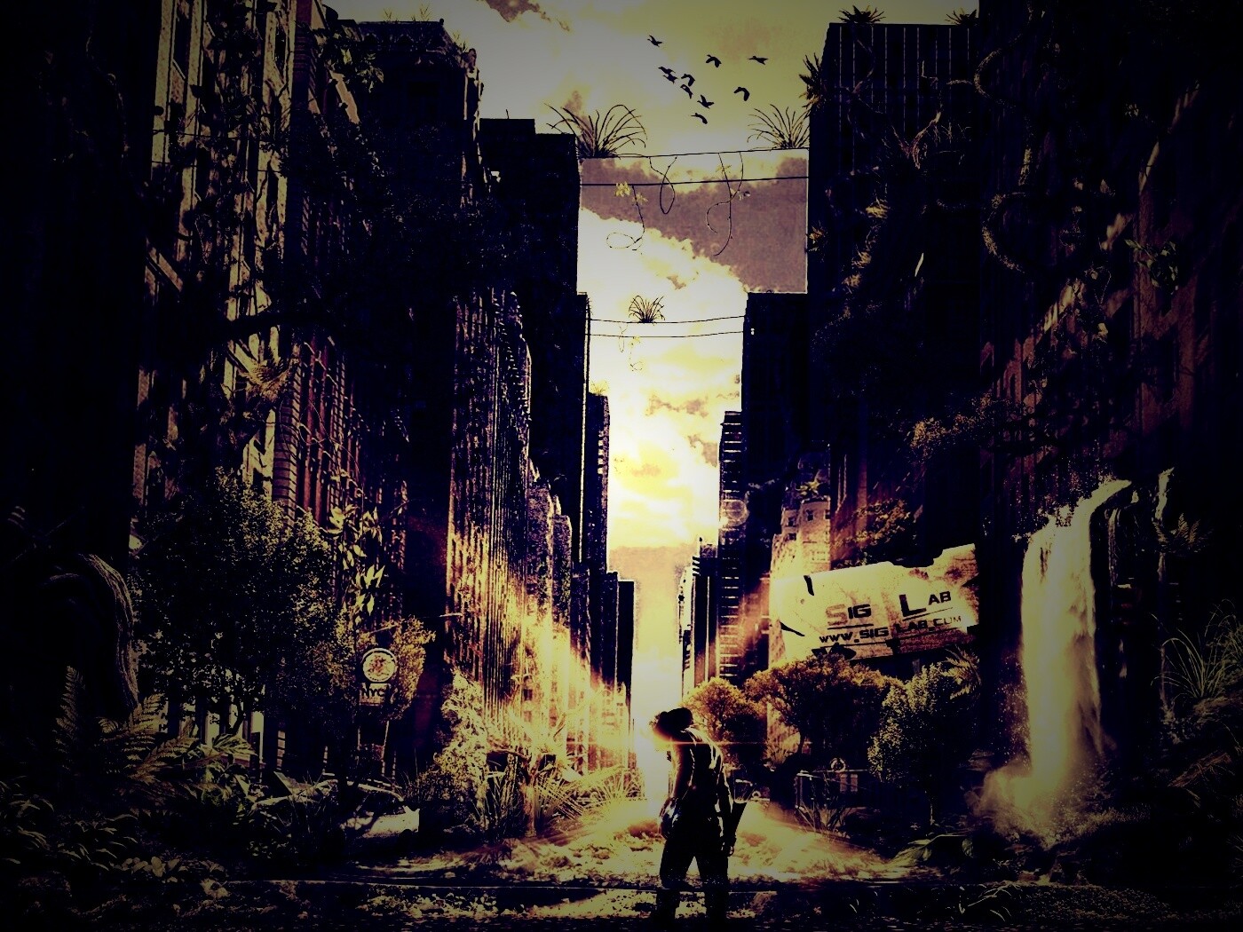 Постапокалиптический мир обои