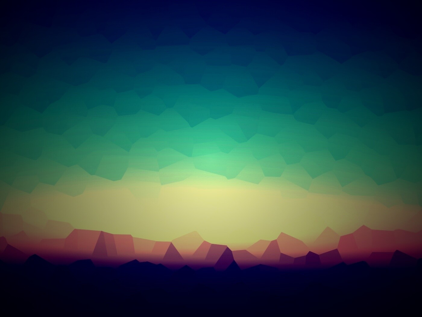 Минималистичный пейзаж обои