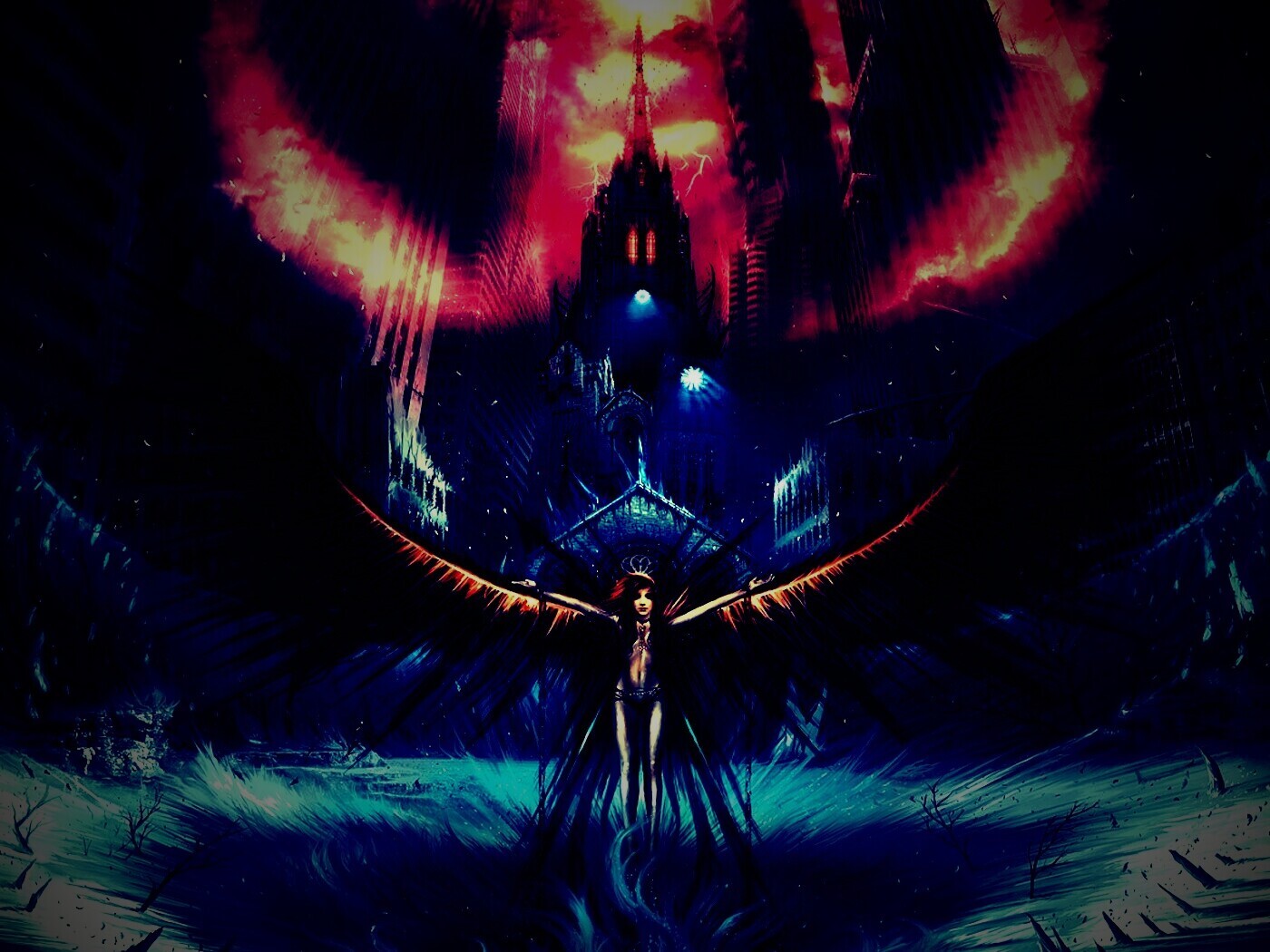 Тёмный ангел обои