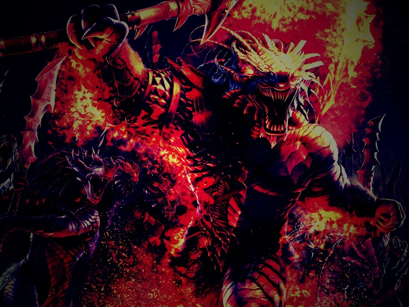 Dragonborn Barbarian обои