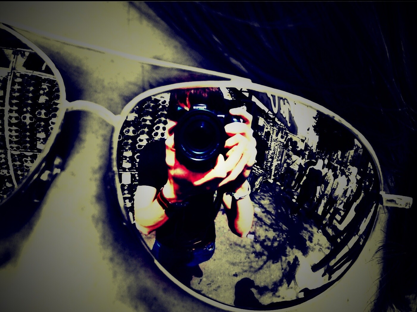 В очках обои