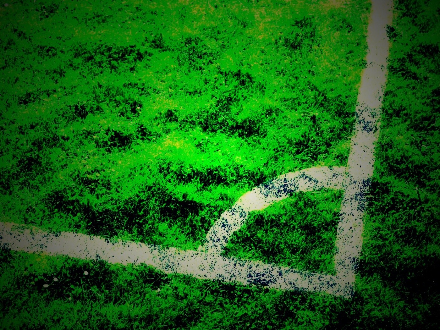 Угол футбольного поля обои