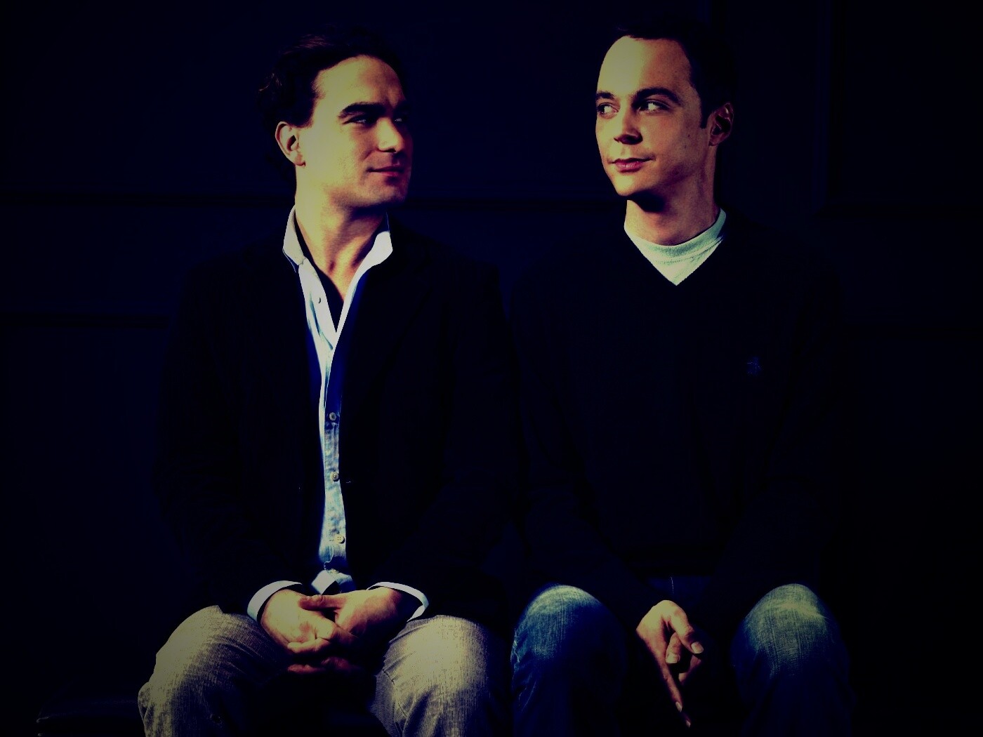 Шелдон Купер и Леонард Хофстедер обои