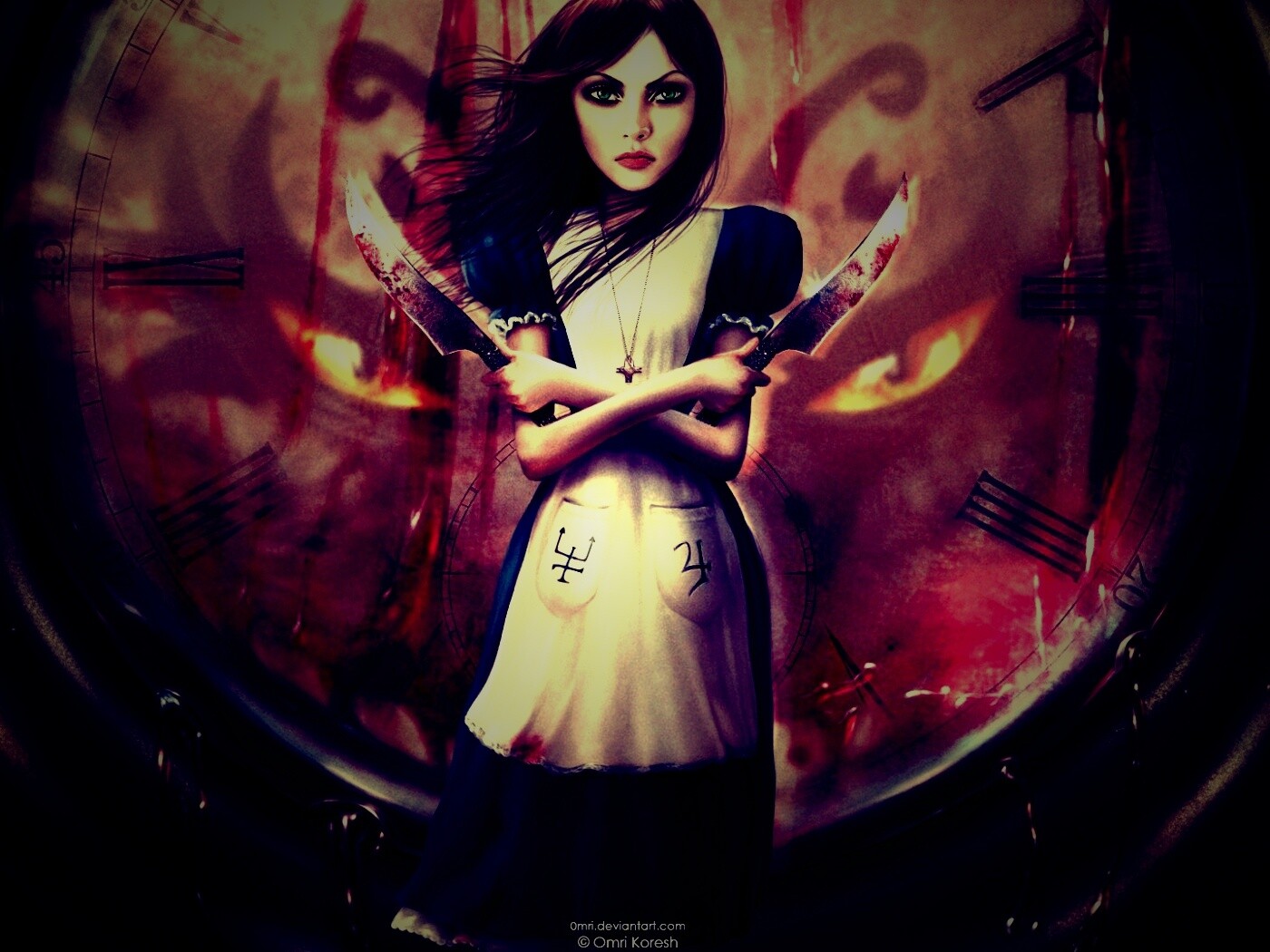 Алиса гроза страны чудес обои