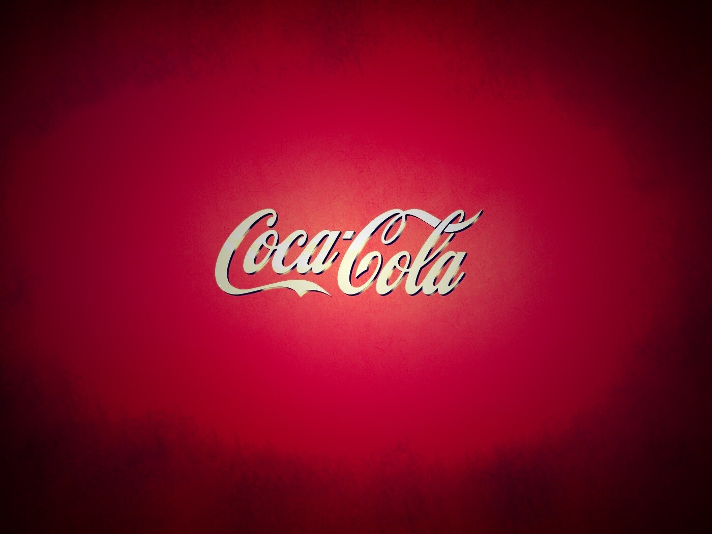 Красный логотип Coca-Cola обои