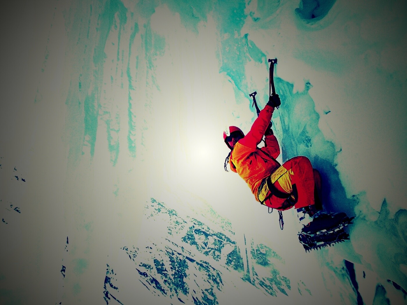 Альпинист обои