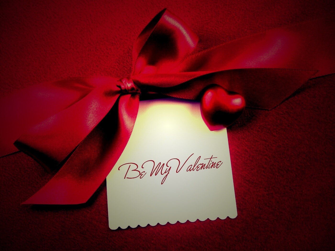 Открытка на день Святого Валентина обои