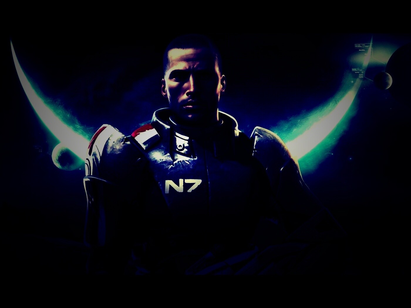 Шепард из Mass Effect обои