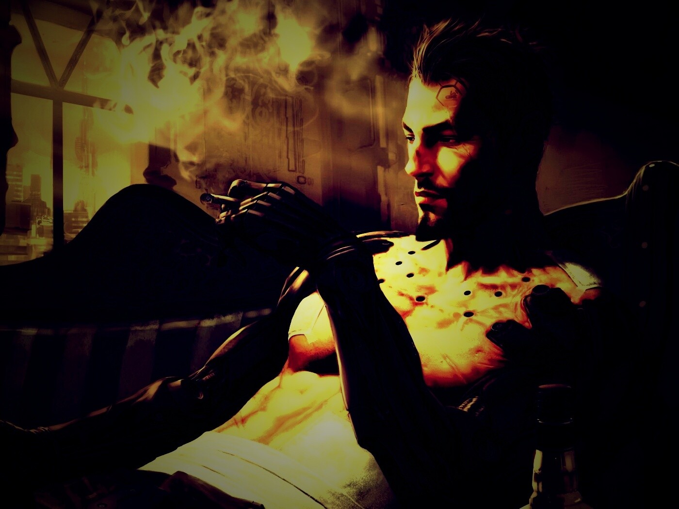 Киборг обои